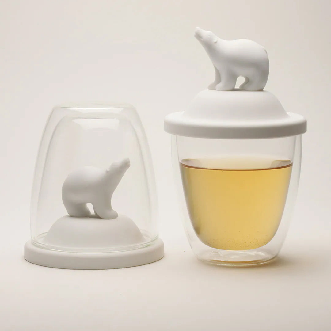 QUALY 雙層附蓋玻璃杯 (4款)