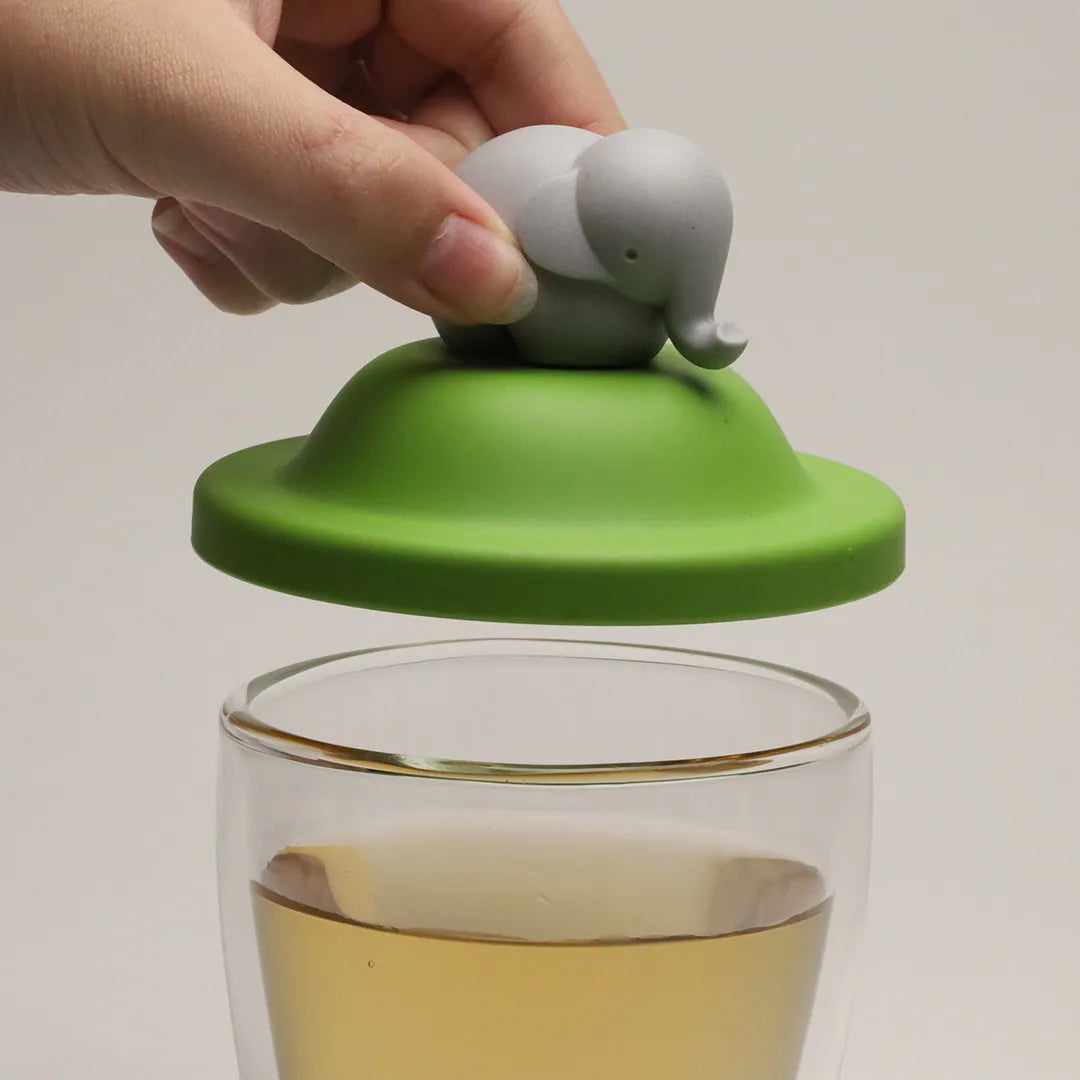 QUALY 雙層附蓋玻璃杯 (4款)