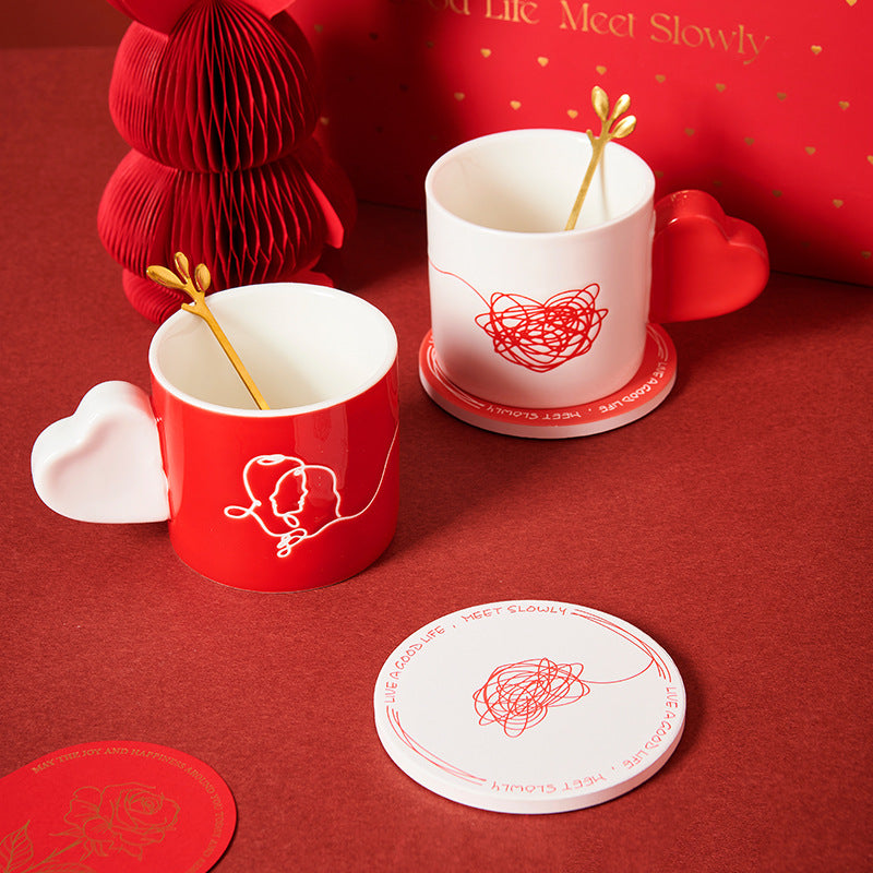 創意小物館 慢慢相遇對杯禮盒組