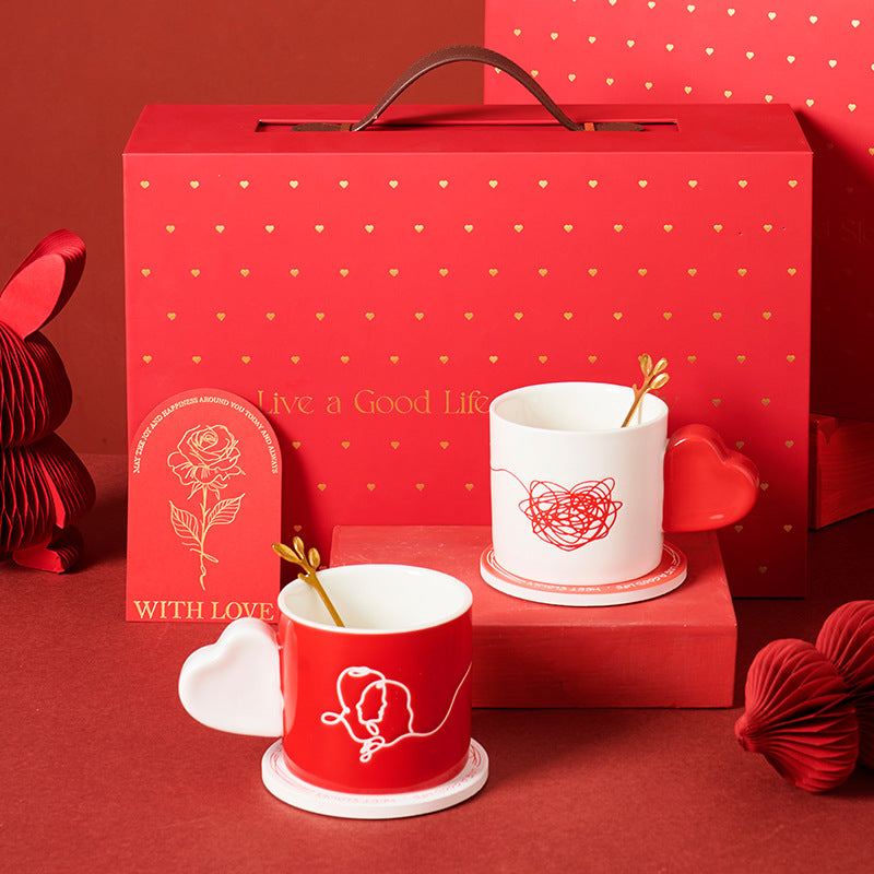 創意小物館 慢慢相遇對杯禮盒組