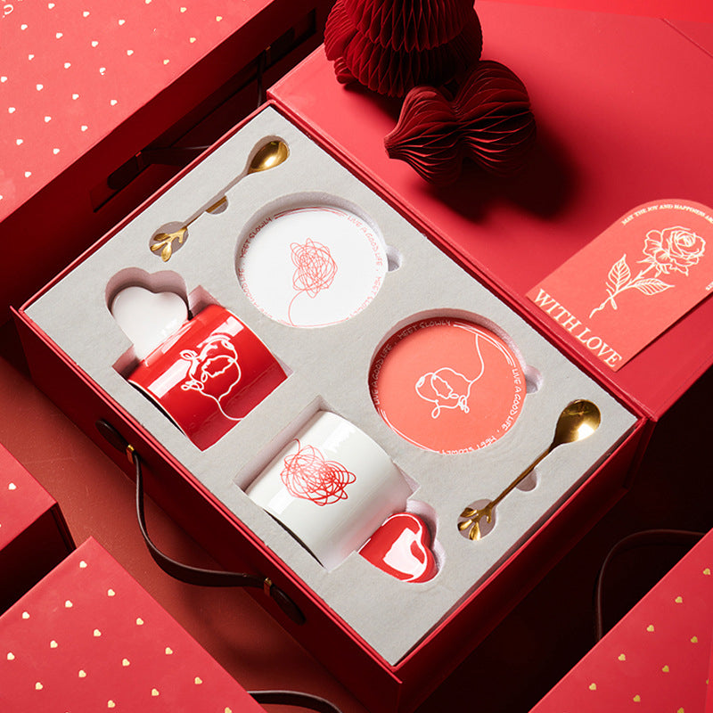 創意小物館 慢慢相遇對杯禮盒組