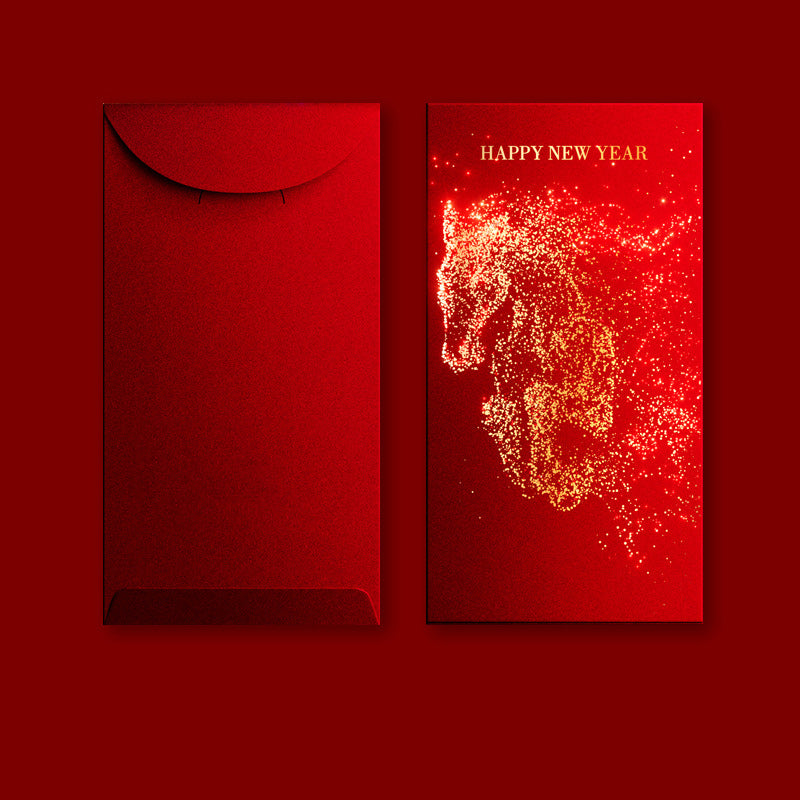 創意小物館 雙色燙金馬年紅包袋 (一組6入)