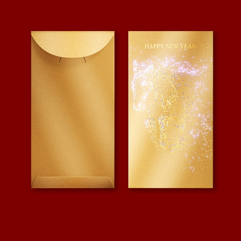 創意小物館 雙色燙金馬年紅包袋 (一組6入)