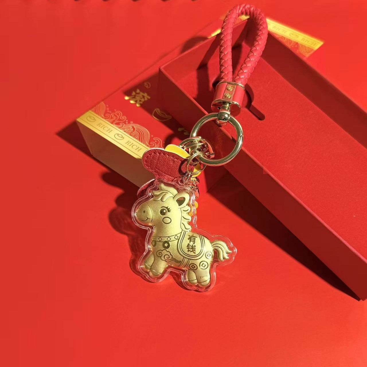 創意小物館 馬上有錢鑰匙圈掛飾