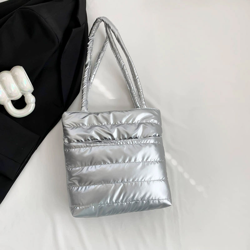 家居生活雜貨舖 休閒鋪棉肩背包