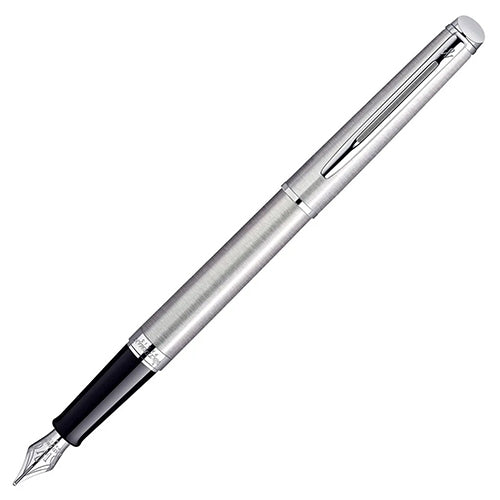 WATERMAN 威迪文 雋雅鋼桿白夾 鋼筆 F尖