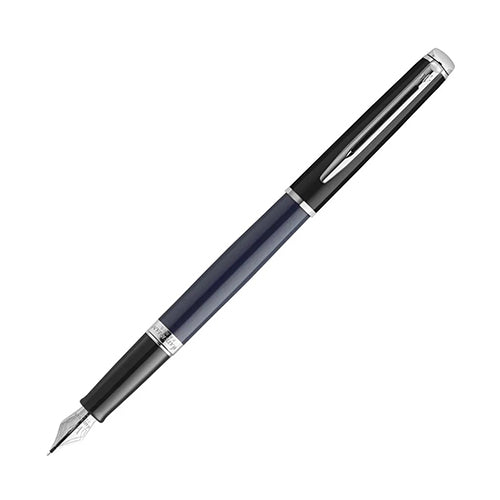 WATERMAN 威迪文 雋雅黑藍白夾 鋼筆 F尖