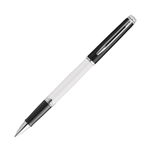 WATERMAN 威迪文 雋雅黑白白夾 鋼珠筆