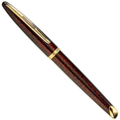 WATERMAN 威迪文 海洋系列 琥珀琺瑯金夾 18K金 鋼筆