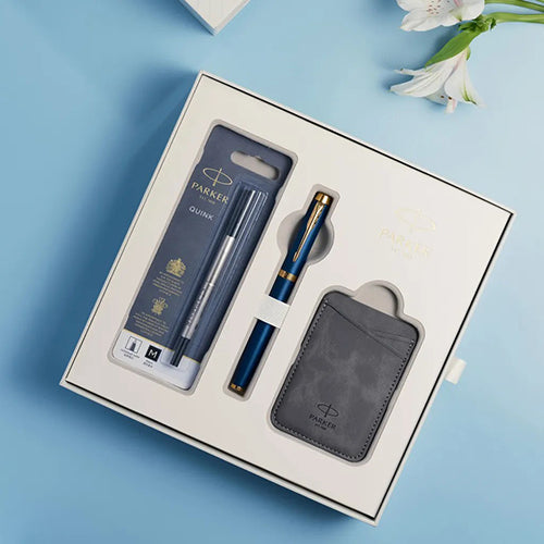 PARKER 派克 IM金屬系列 限量版 星空藍 鋼珠筆啟程禮盒
