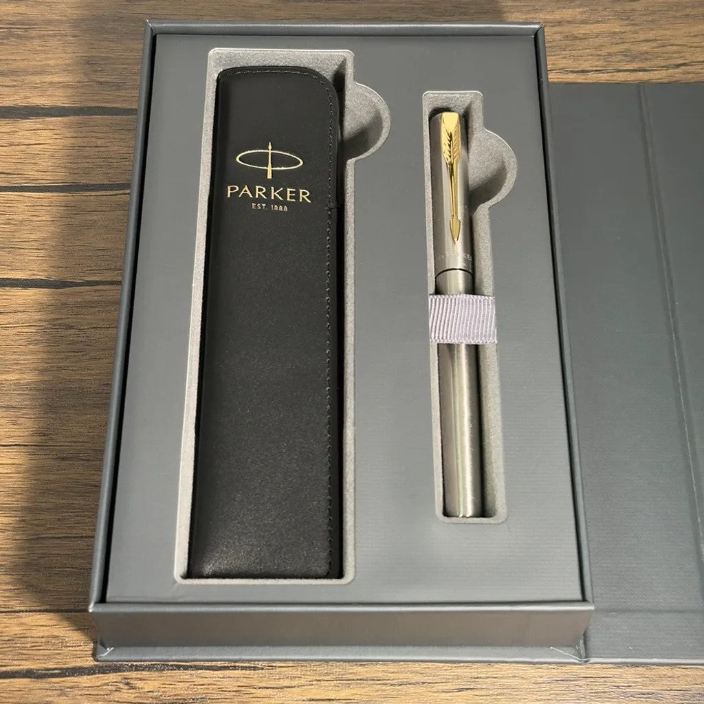 PARKER 派克 威雅XL鋼筆 真皮筆套禮盒