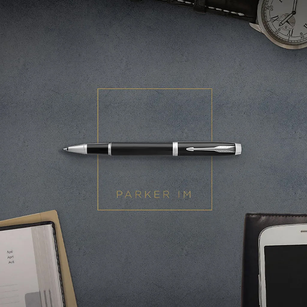 PARKER 派克 IM鋼珠筆 真皮筆套禮盒