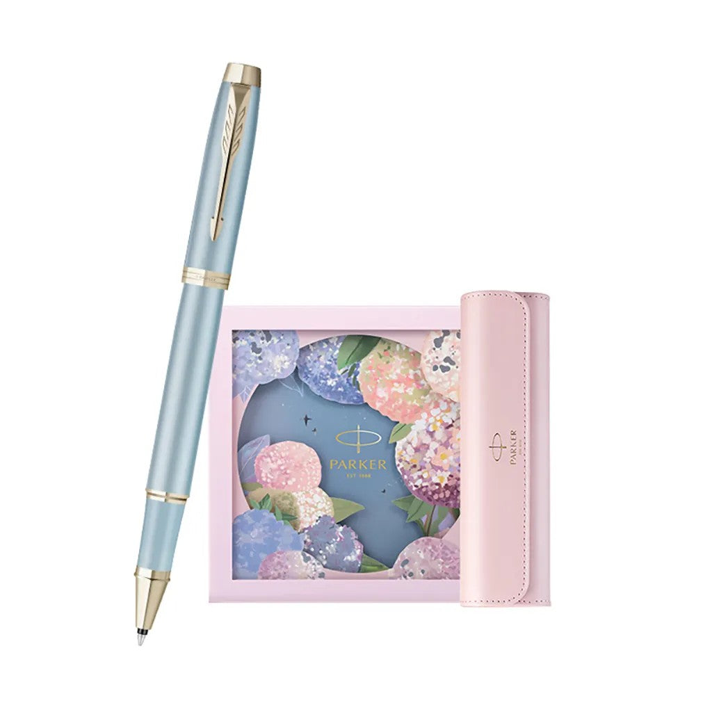 PARKER 派克 新IM系列 繡球花筆套鋼珠筆組禮盒