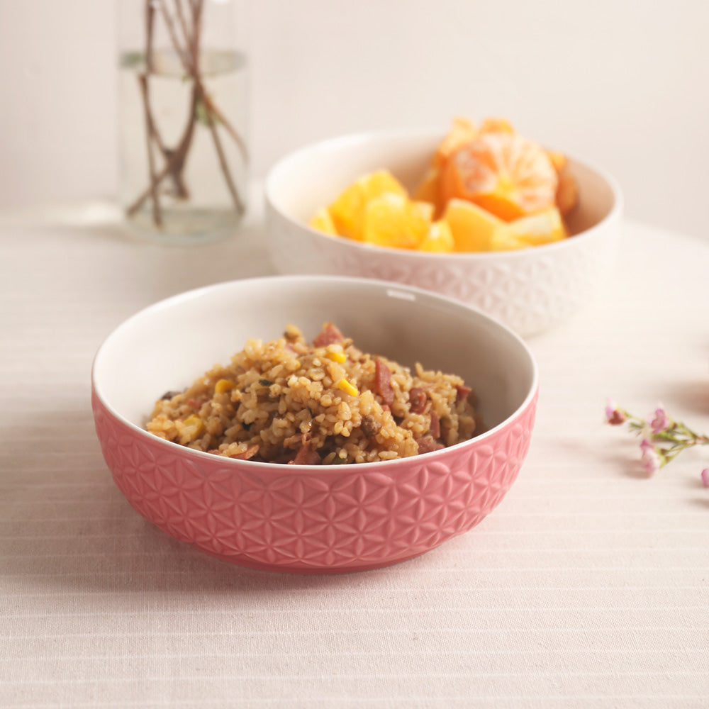 乾唐軒活瓷 | 生命之花平口碗一入 / 4色 900ml