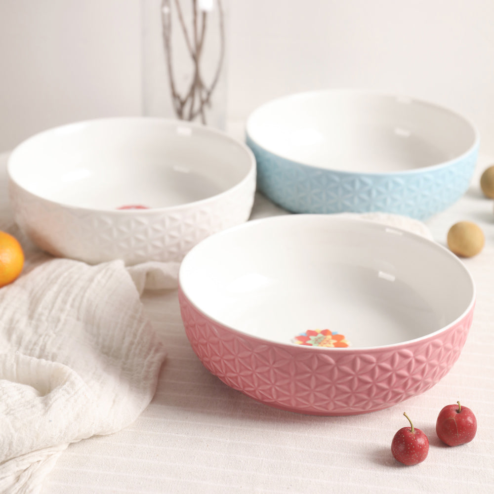 乾唐軒活瓷 | 生命之花平口碗一入 / 4色 900ml