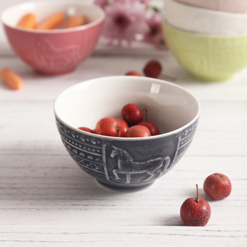 乾唐軒活瓷 皇家駿馬飯碗 400ml / 一入