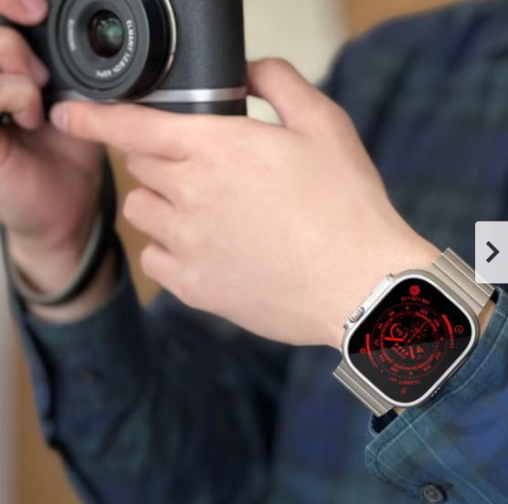 Just Mobile JM 航太級鈦合金 DLC 類鑽碳塗層 Apple Watch Ultra 錶帶_仕紳款