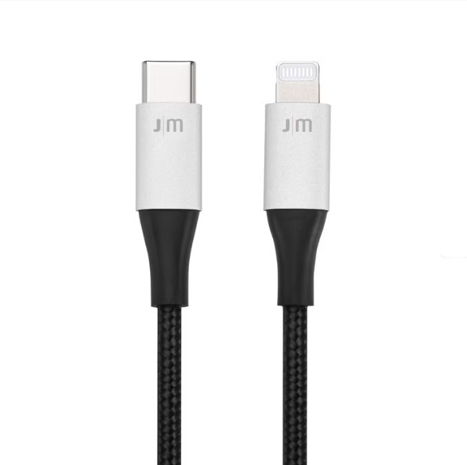Just Mobile AluCable 鋁質 USB-C 對 Lightning 傳輸線 充電線