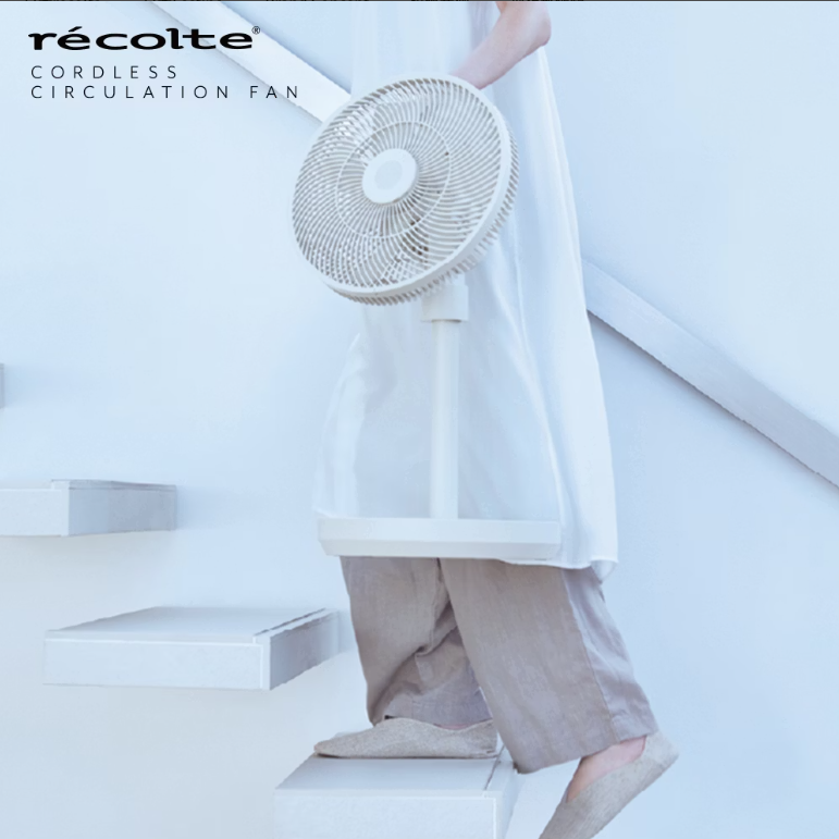 recolte Cordless Circulation Fan 無線循環電風扇RFN-2 涼小無拆扇