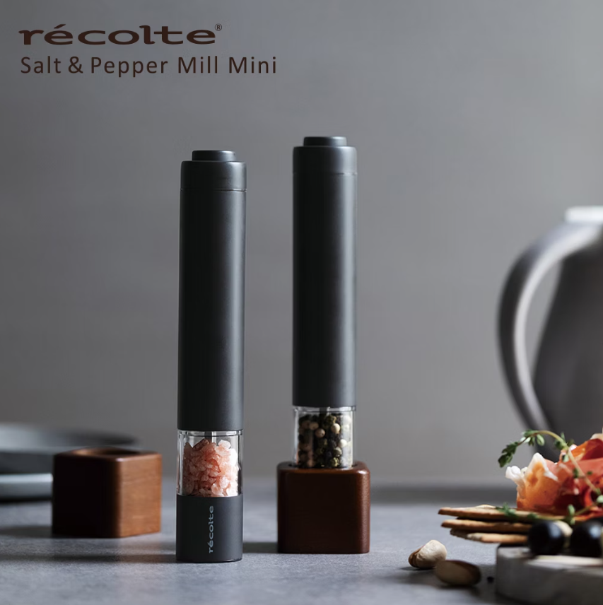 recolte Salt & Pepper Mill Mini 電動研磨器組 RMM-1
