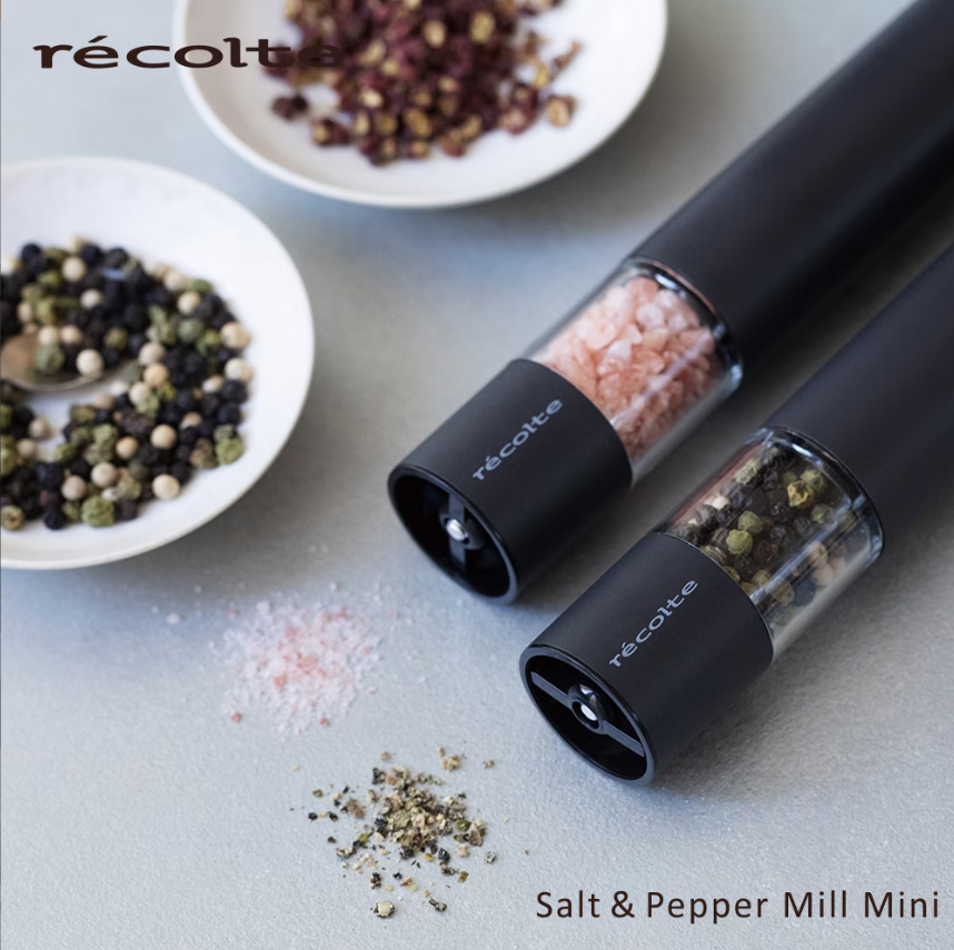 recolte Salt & Pepper Mill Mini 電動研磨器組 RMM-1