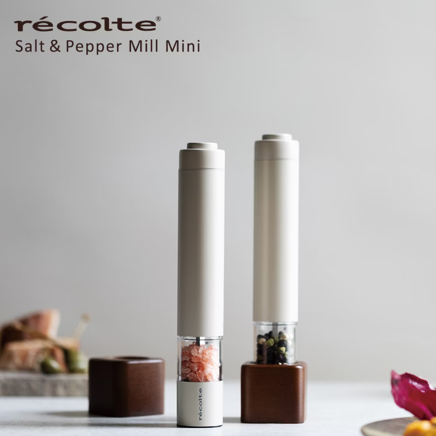 recolte Salt & Pepper Mill Mini 電動研磨器組 RMM-1