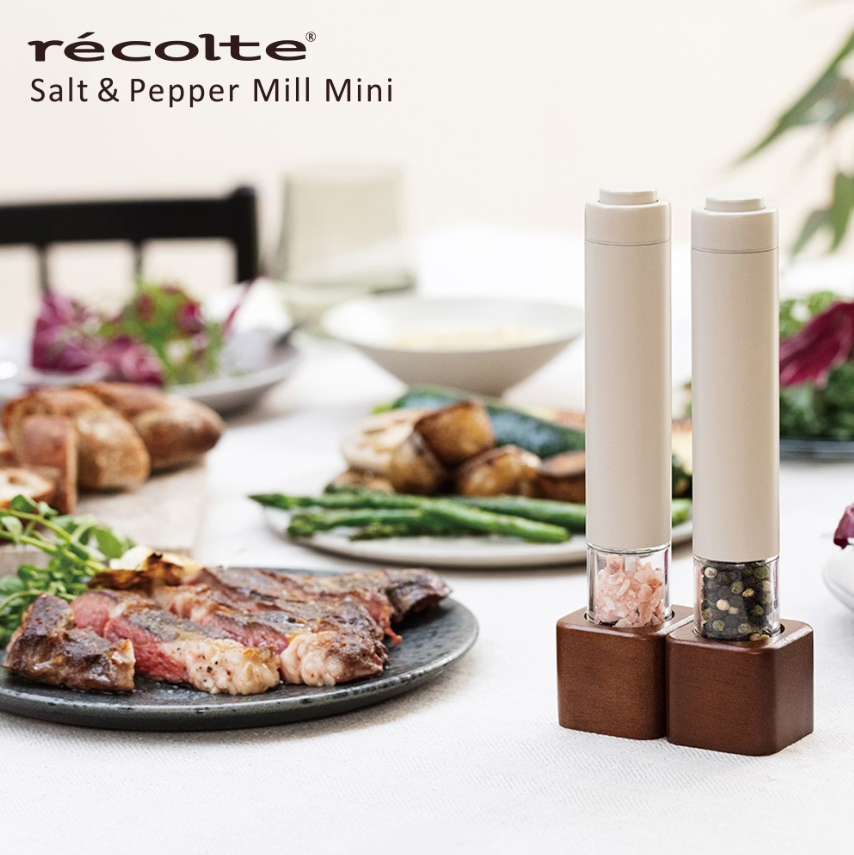 recolte Salt & Pepper Mill Mini 電動研磨器組 RMM-1