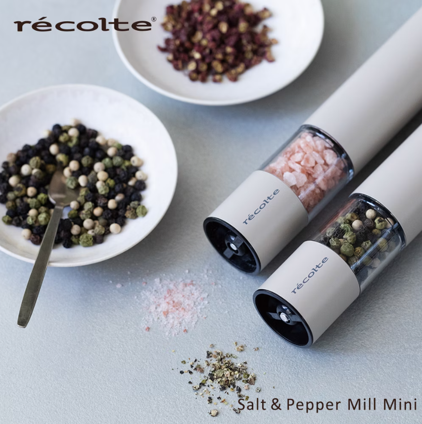 recolte Salt & Pepper Mill Mini 電動研磨器組 RMM-1