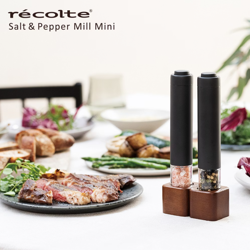 recolte Salt & Pepper Mill Mini 電動研磨器組 RMM-1