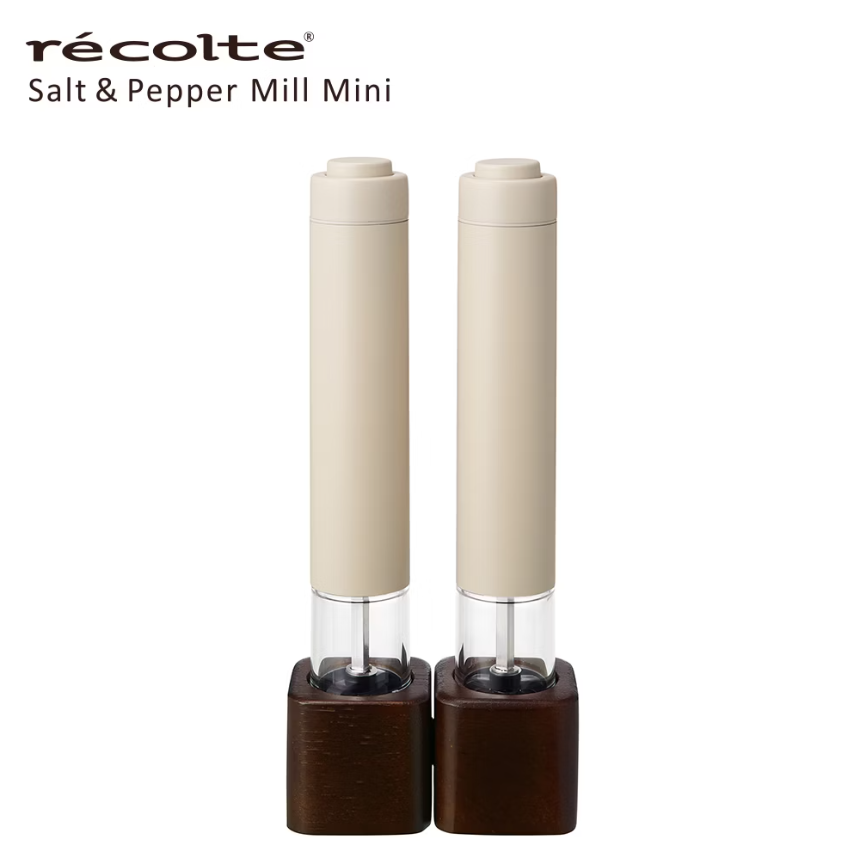 recolte Salt & Pepper Mill Mini 電動研磨器組 RMM-1