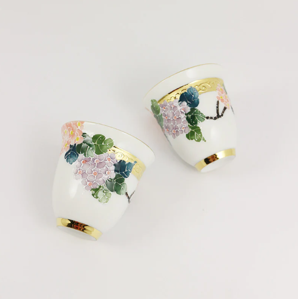 辰鼎窯 品茶杯-金圓滿 對杯