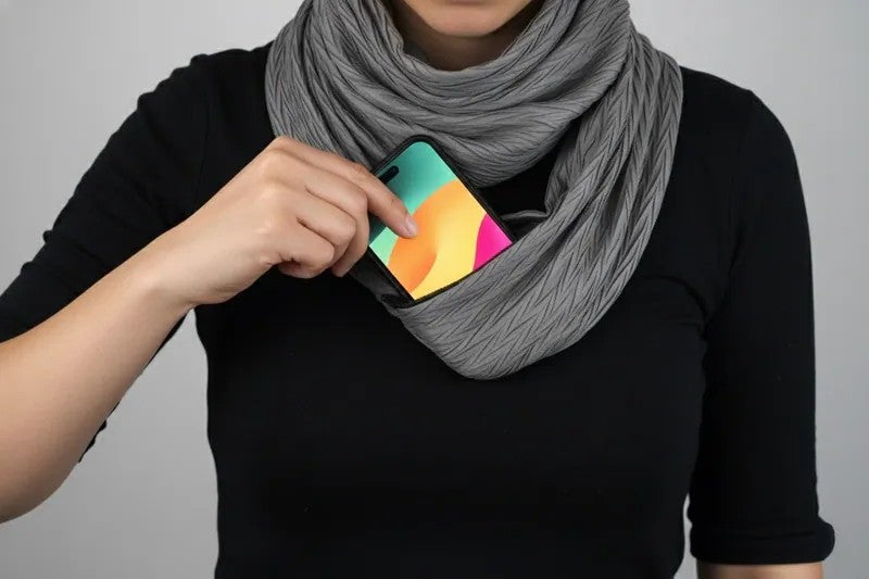 點睛設計 DOTdesign Re-Bag 寶特瓶回收壓褶包-脖圍款
