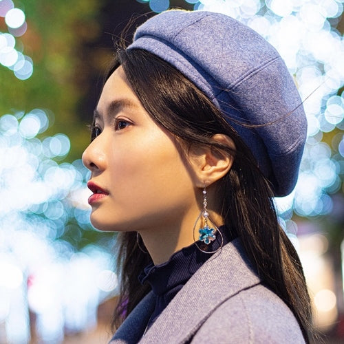 款式圖-帶鑽純銀耳勾