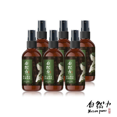 茶寶 Teapower 【靜心安定】靜心精油除穢噴霧 艾草檀香 50ml 6入｜自然力