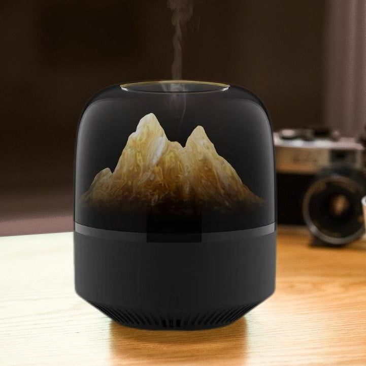 七色漸層定時香氛機加濕器