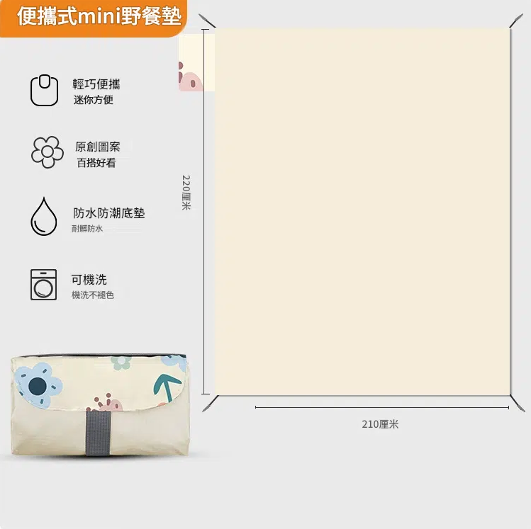 便攜式迷你野餐墊