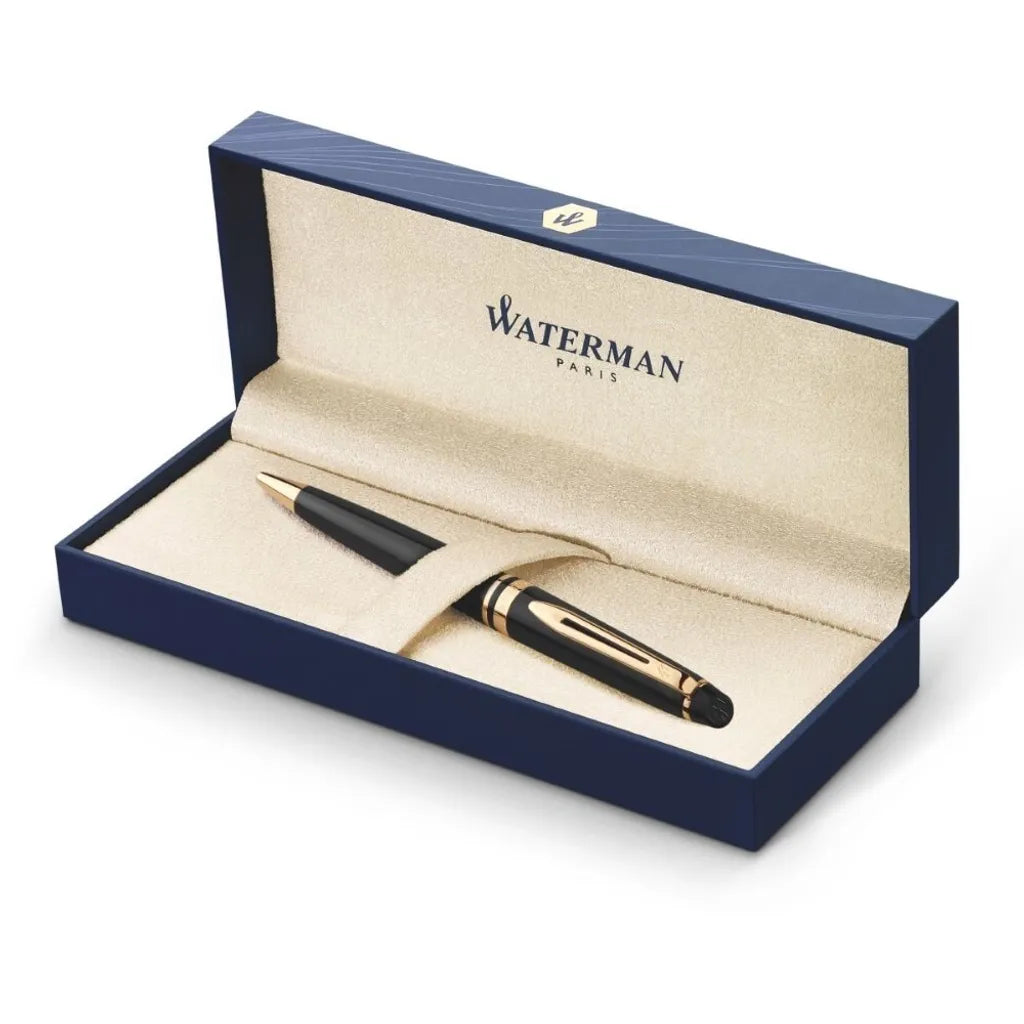 WATERMAN 威迪文 權威系列 麗雅黑金夾 原子筆