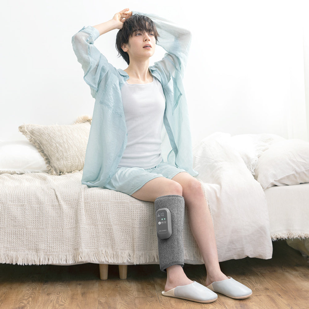 LOURDES  【2入組】ATEX LOURDES 無線腿足按摩器AX-HJ360 (石霧灰/野莓粉)