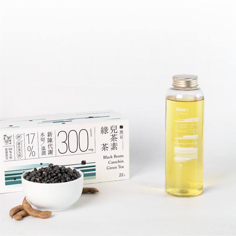 Teascovery 發現茶 黑豆兒茶素綠茶22入 【溫潤油水雙切｜30秒冷泡茶】
