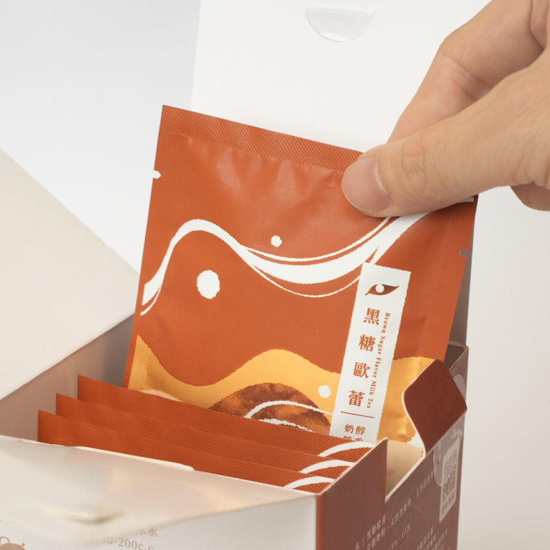 發現茶 Teascovery  【柴燒黑糖風味】黑糖歐蕾（10入/盒）