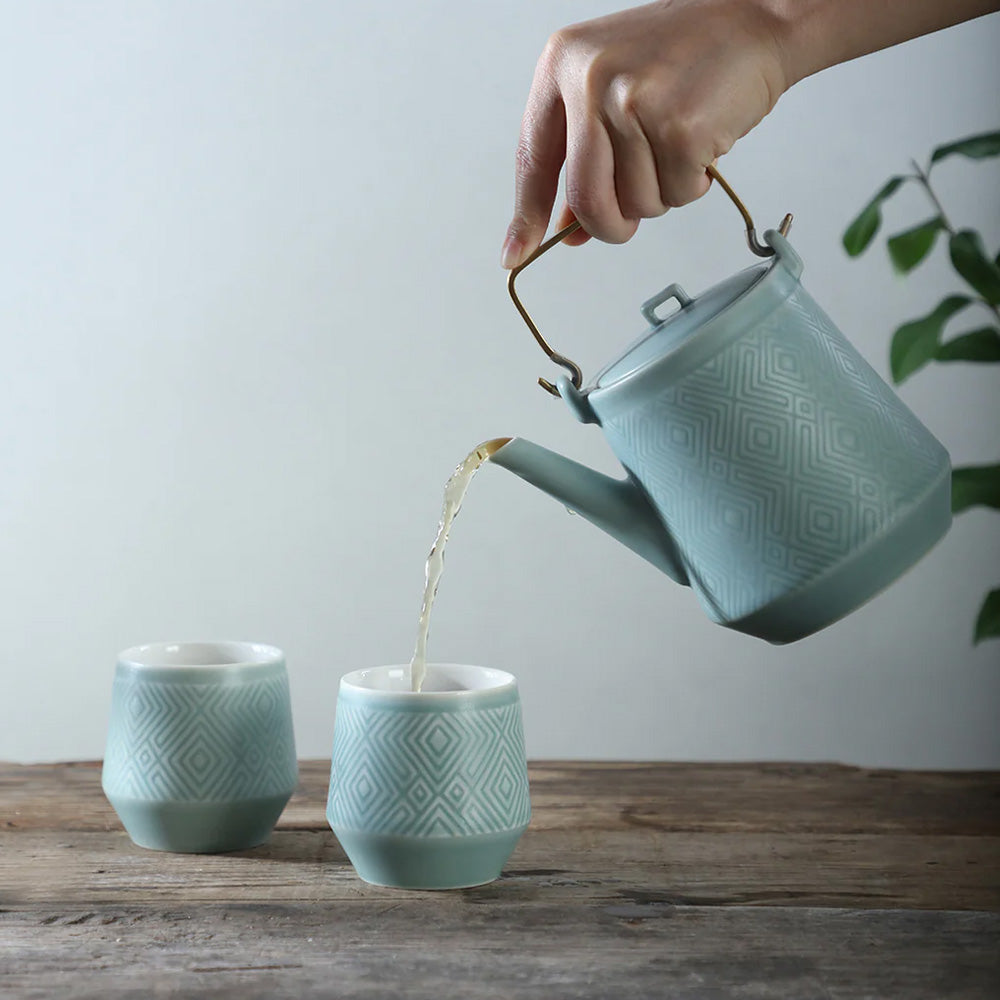 Acera 乾唐軒  奇蹟茶具組 / 薄荷綠 / 一壺+二杯