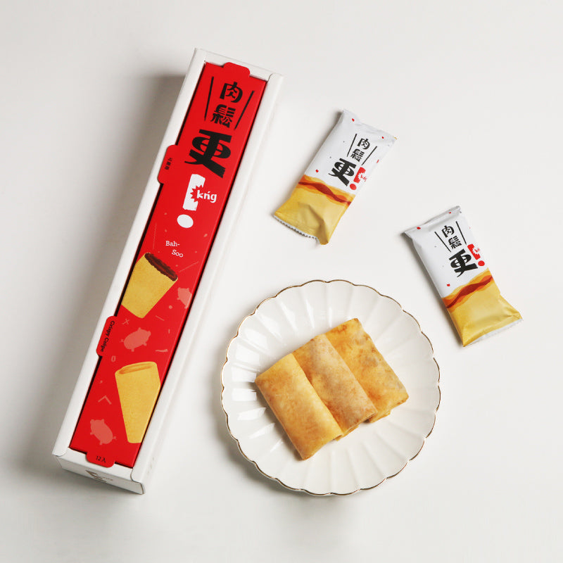發現茶 Teascovery  更kńg 可麗捲－黃金18兩後腿肉鬆（12入精裝組）