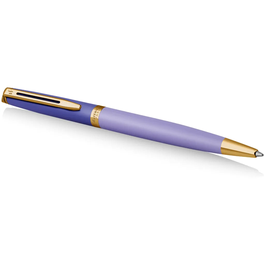 WATERMAN 威迪文 雋雅系列 真彩 紫色金夾 原子筆