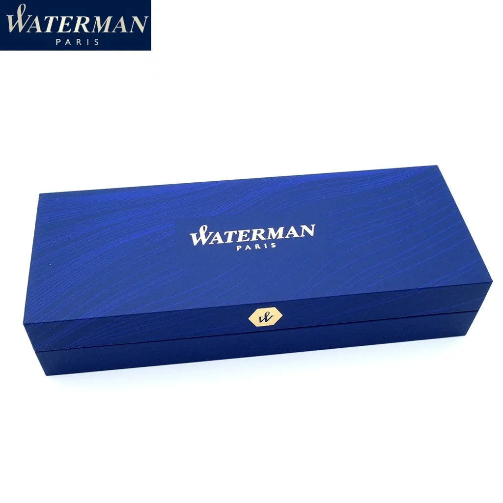 WATERMAN 威迪文 雋雅黑白白夾 鋼珠筆