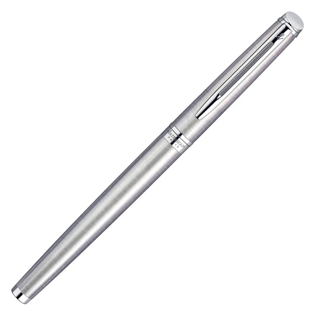 WATERMAN 威迪文 雋雅鋼桿白夾 鋼筆 F尖