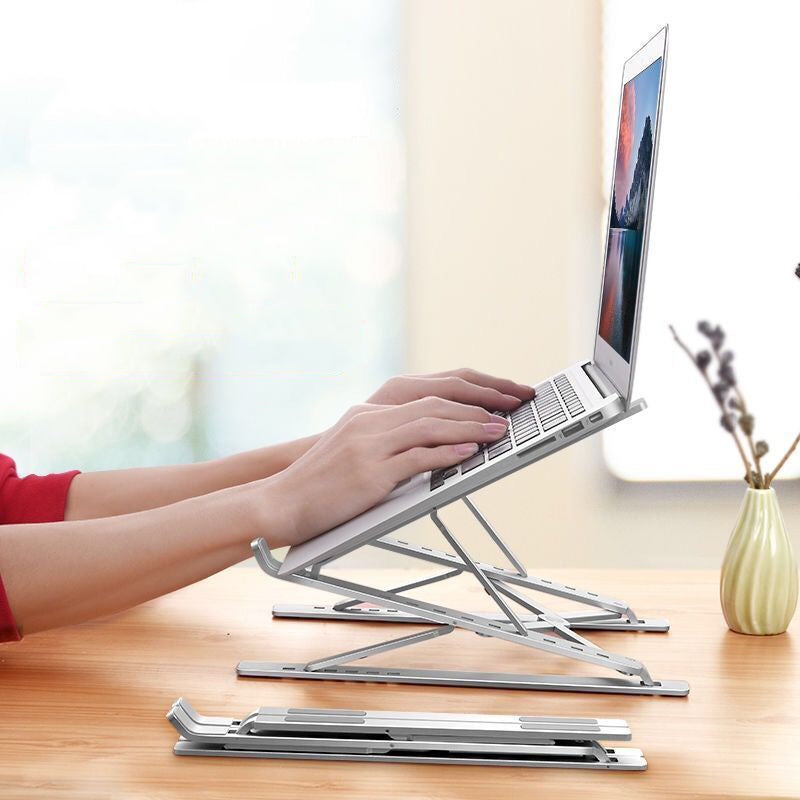 家居生活雜貨舖 鋁合金筆電雙層增高支架