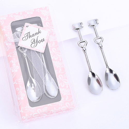 家居生活雜貨舖 咖啡杯造型不鏽鋼茶匙