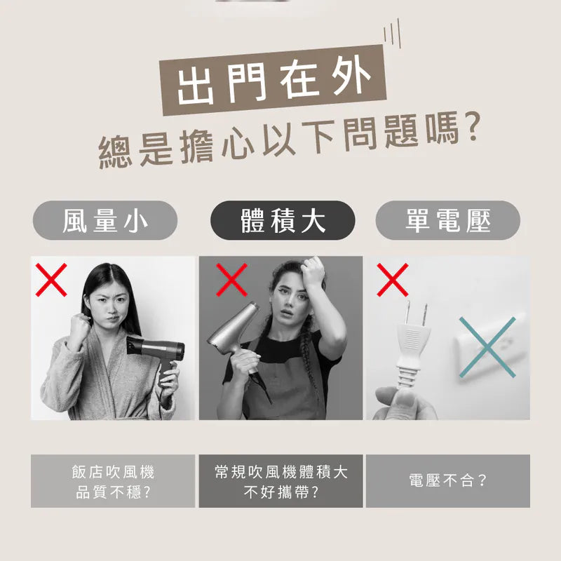 kinyo  全球電壓無刷吹風機 (MKH-1000)