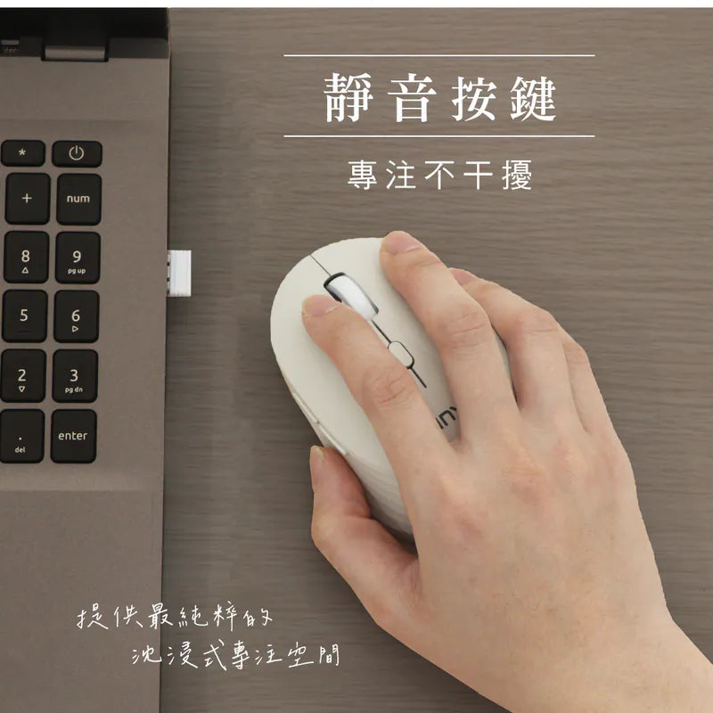 Kinyo  2.4GHz六鍵無線靜音滑鼠 (GKM-555)