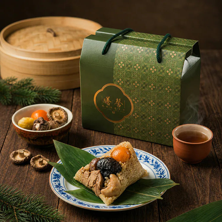 膳馨 SHAN SHIN  麻油鴨肉粽禮盒(南部粽五入)